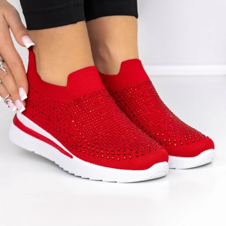 Frauen -Sneaker 3yan2 rot Mei