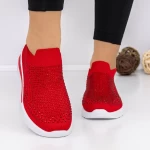 Frauen -Sneaker 3yan2 rot Mei