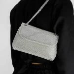 Silber M00975 Umhängetasche Mei