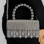 Handtasche 716 Schwarz Mei