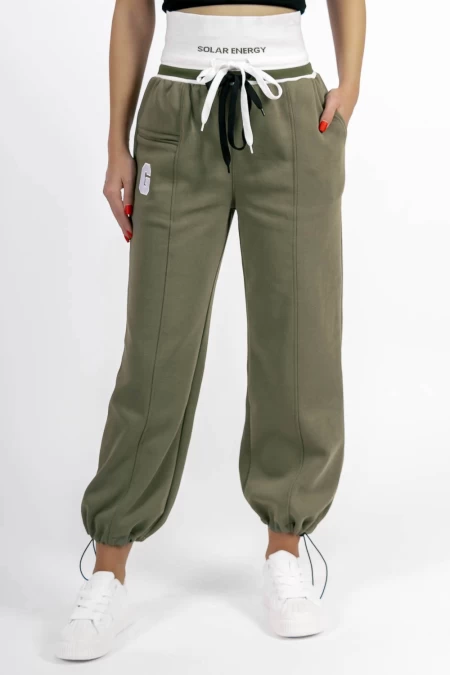 Frauenhose W12792 Khaki | Kikiriki