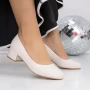 Schuhe auf einer dicken Sohle 3le32 Light Beige Mei