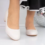 Schuhe auf einer dicken Sohle 3le32 Light Beige Mei