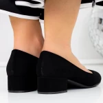 Schuhe auf einer dicken Sohle 3le32 schwarz | Mei