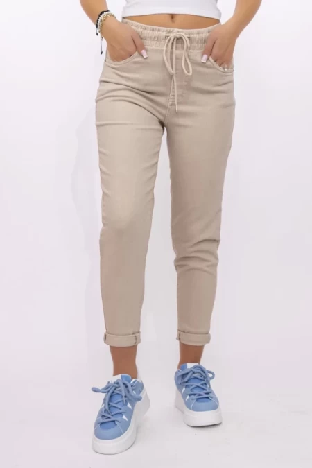 Frauenhose KS158-13 Beige Gesicht