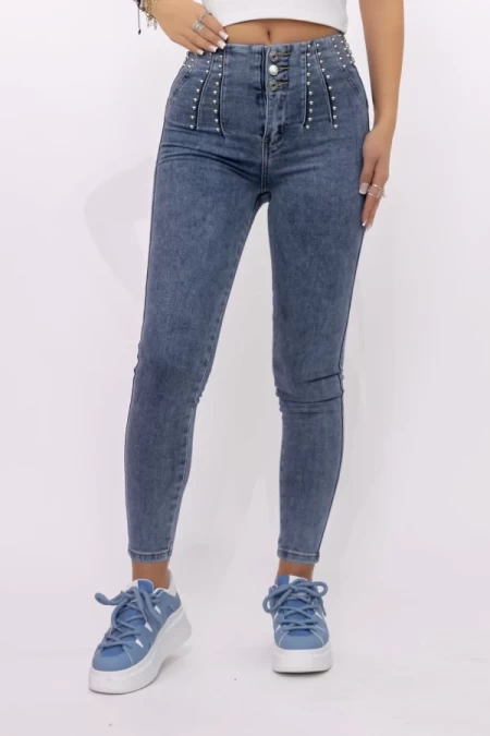 Frauen A200 Blue Jeans Gesicht