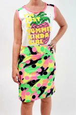 Frauenkleid 8399 mehrfarbig Ulus