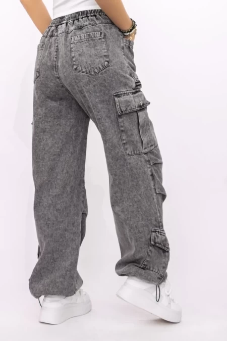 Frauen Jeans TR354 Grau Kikiriki