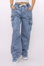 Frauen TR354 Jeans blau Kikiriki
