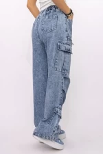 Frauen TR354 Jeans blau Kikiriki
