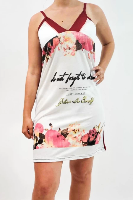 Frauenkleid 8446 Weiß Ulus
