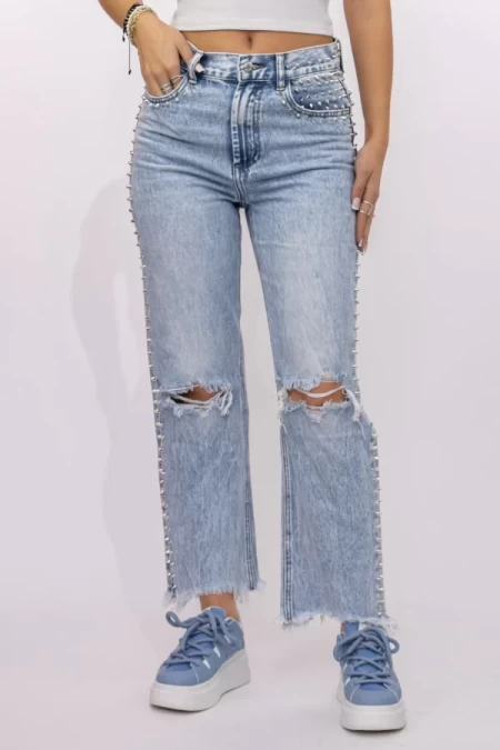 Frauen Jeans H2696 Blau Kikiriki