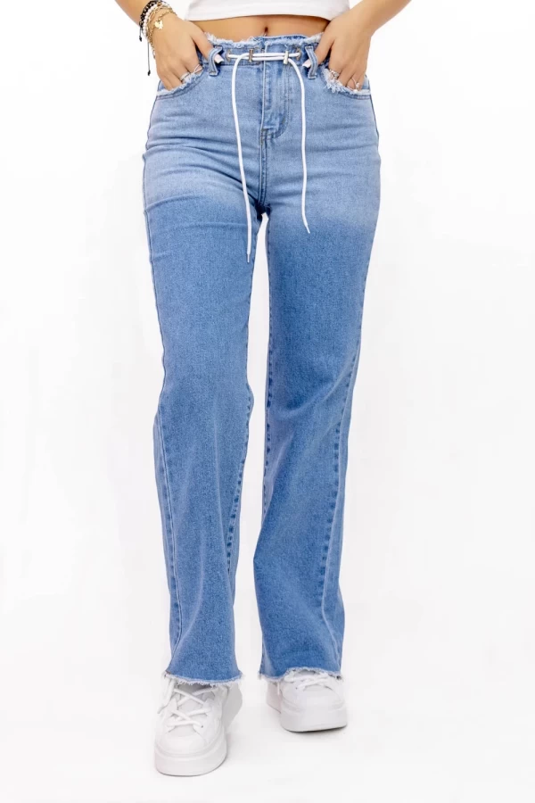 Frauen Jeans K195 Blau Kikiriki