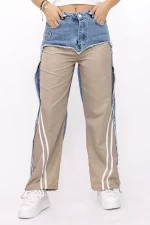 Frauenhose 1938 beige-blau Kikiriki