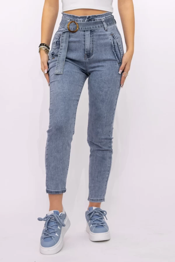 Frauen HW-79 Jeans Blau Kikiriki