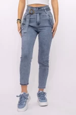 Frauen HW-79 Jeans Blau Kikiriki