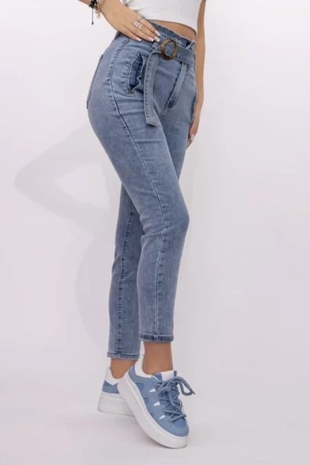 Frauen HW-79 Jeans Blau Kikiriki