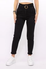 HW-79A-Frauen-Schwarze Jeans für Frauen Kikiriki