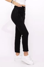 HW-79A-Frauen-Schwarze Jeans für Frauen Kikiriki