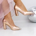 Schuhe auf einer dicken Sohle 3xkk69 Champagner | Mei
