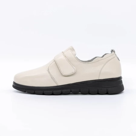 Frauenschuhe jeden Tag 21074 Creme | Gebildet