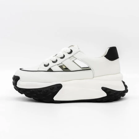 Sportschuhe auf der 9071-1 Creme-Plattform Advancer