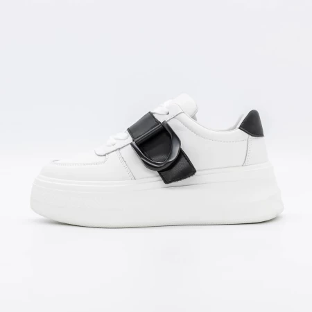Frauen-Sneaker E23070 Weißschwarz Advancer