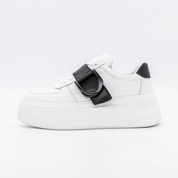 Frauen-Sneaker E23070 Weißschwarz Advancer