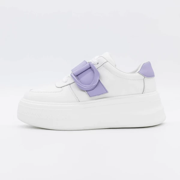 Damen-Sneaker E23070 White-Purple | Advancer