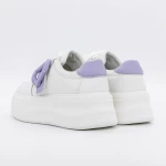 Damen-Sneaker E23070 White-Purple | Advancer