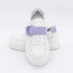 Damen-Sneaker E23070 White-Purple | Advancer