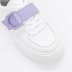 Damen-Sneaker E23070 White-Purple | Advancer