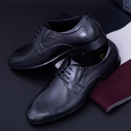 Herrenschuhe 003-835 Schwarz Eldemas