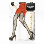Frauen 8029 Schwarze Strumpfhosen Boston