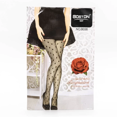 Frauen Strumpfhosen 8036 Schwarz Boston
