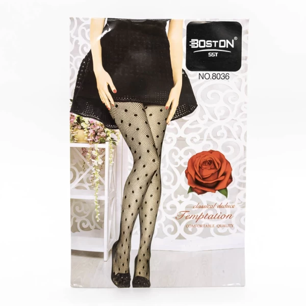 Frauen Strumpfhosen 8036 Schwarz Boston