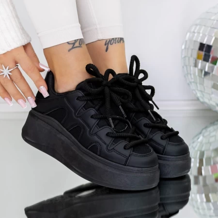 Frauen -Sneaker 3b50 schwarz | Mei