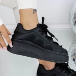 Frauen -Sneaker 3b50 schwarz | Mei