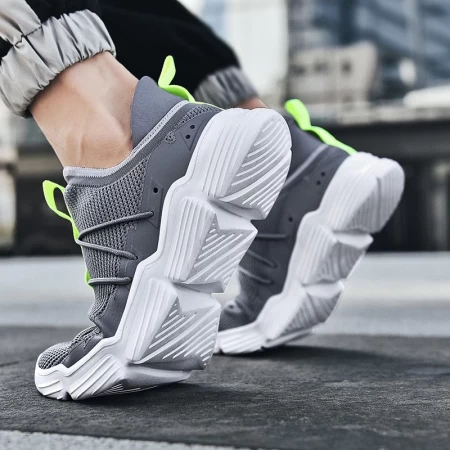 Herren Sportschuhe 1617 Grau Mei