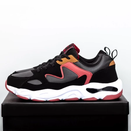 Herren Sportschuhe A0166-1 Schwarz | Axboxing