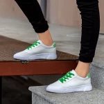 Frauen Sportschuhe x2906 Weiß und Grün Se7en