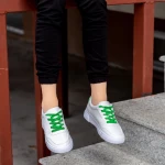 Frauen Sportschuhe x2906 Weiß und Grün Se7en