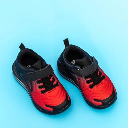 G01-7 Red-Schwarz-Jungen-Sportschuhe Mode