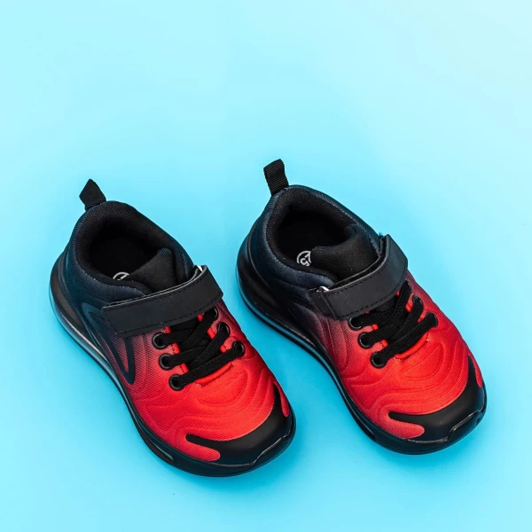 G01-7 Red-Schwarz-Jungen-Sportschuhe Mode