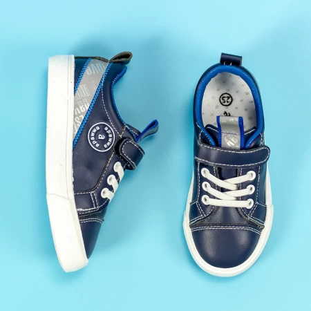 VC48 Jungen Sportschuhe dunkelblau Apawa