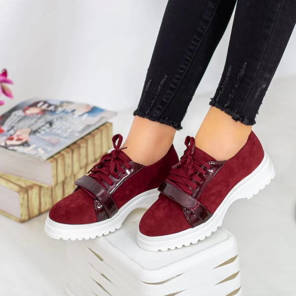 Frauenschuhe jeden Tag 1466-d6 Kirsche Er ist