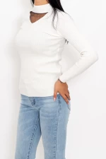 Frauen Sweatshirt 3708 Weiß Mode