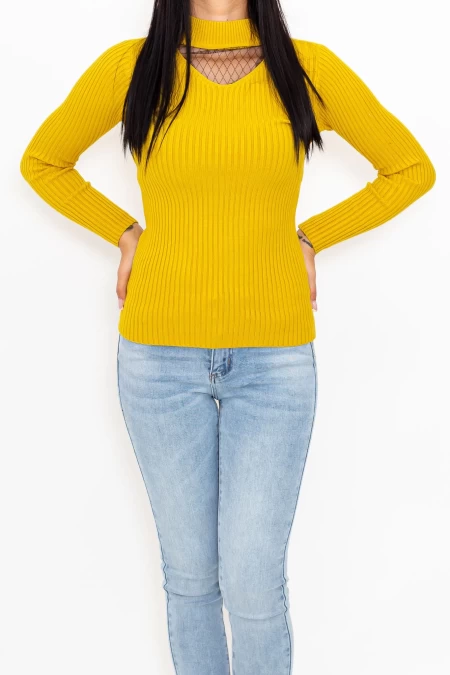 Frauen Sweatshirt 3708 Gelb Mode