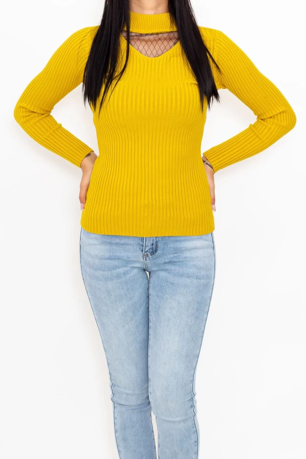 Frauen Sweatshirt 3708 Gelb Mode