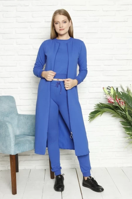 Damenset 3 Teile CM3708 Blau Mode